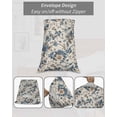 thumbnail image 7 of Blue Spring Floral Pillow Covers Standard Size 2 Pack, Vintage Botanical Farmhouse Soft Bed Throw Pillowcases Breathable Cooling Long Lumbar Body Pillow Sham Cover for Bed Sofa 20''x26'', 7 of 7