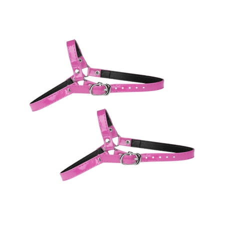 

Allegra K Women s Detachable Adjustable Anti-Slip Shoe Straps with Buckle