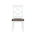 thumbnail image 6 of Linon Harrison Five Piece 2 Tone Dining Set in Cherry/White Finished Wood, 6 of 14