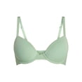 thumbnail image 6 of No Boundaries Micro Lightly Lined Demi T-Shirt Bra, Women's 32B-40DD, 6 of 7