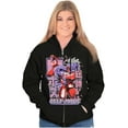 thumbnail image 3 of Street Fighter M Bison Self Made Zip Up Hoodie Men's Women's Brisco Brands M, 3 of 6