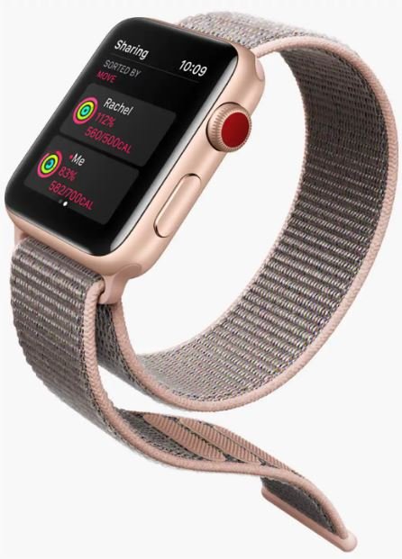 apple watch 3 38mm pink sand