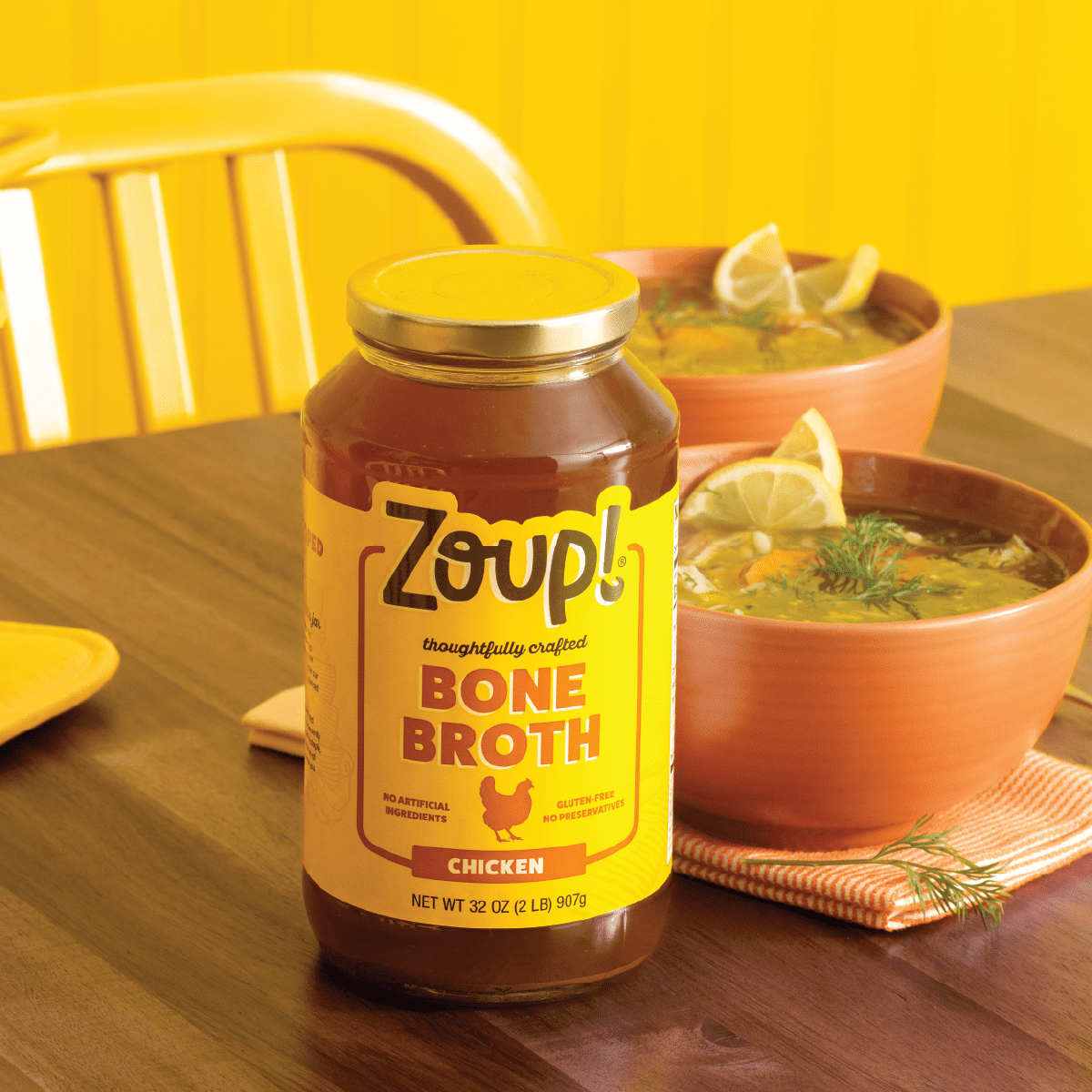 Zoup! Good, Really Good Chicken Bone Broth, Shelf-Stable, 32 oz