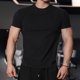 thumbnail image 2 of Ceisia Men's Slim Fit Crew Neck Short Sleeve T-Shirt High Stretch German Velvet Athletic Top Black L Gifts, 2 of 6