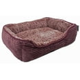 thumbnail image 2 of Precious Tails Super Plush Corduroy Sherpa Cuddler Pet Bolster, 2 of 7