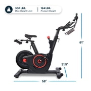 Echelon Connect EX-5 Smart Exercise Bike With Rotating Console and Magnetic Resistance