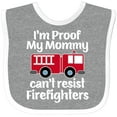 thumbnail image 3 of Inktastic Firefighter Daddy Baby Fireman Boys or Girls Baby Bib, 3 of 4
