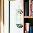 thumbnail image 4 of Coofit Plant Hanger Faux Leather: Long Rope Indoor Hanging Planter Hanging Plant Holder, 4 of 10