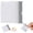Gray, variant on Reusable Clear Zipper Bags Mini Waterproof Storage Pouches for Travel Vitamins Daily Supplements - 1 Pack