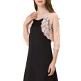 thumbnail image 4 of Allegra K Women's Crop Cardigan 3/4 Sleeve Sheer Floral Lace Shrug Tops, 4 of 6