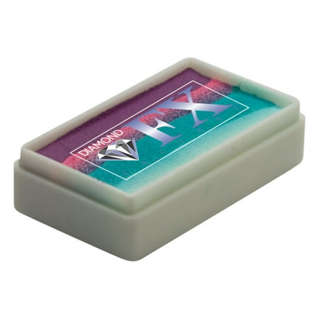 Diamond FX Split Cake  - Twisted Pastels RS30-33, Professional Quality Face Painting Rainbow Cakes, Water Activated Face Paint, 1 oz/28