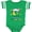 Football Green and White, variant on I Love my Grampy to the Moon and Back Cute Sheep Boys or Girls Baby Bodysuit