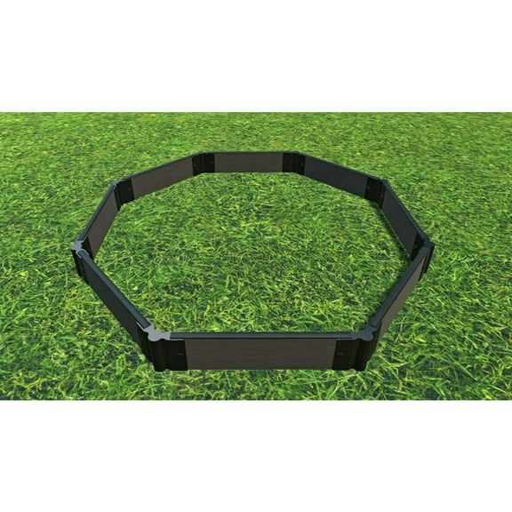 WEATHERED WOOD 5' x 5' x 5.5" 'ST. JOHN BAPTISTRY' RAISED GARDEN BED (OCTAGON) 5' X 5' X 5.5" - 1" PROFILE