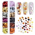 thumbnail image 2 of Accesorios de decoración de uñas para el Día de San Valentín, 12 rejillas, lentejuelas de amor, purpurina, suministros de manicura profesional para uñas de Gel UV, 2 of 4