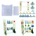 thumbnail image 2 of Organizador de pendientes, moldes de soporte, molde de operación Simple, soporte de joyería en forma de molde, herramientas de fabricación de Ropa, zapatos y accesorios Miscelánea Blanco Jumpingount AP016185-01, 2 of 6