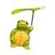 thumbnail image 4 of Estatua de animal pequeño pintada a mano, figura sosteniendo una hoja artificial, accesorio fotográfico de resina. Tortuga, 4 of 8
