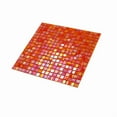 thumbnail image 4 of Apollo Tile Skosh 11.6 in. x 11.6 in. Glossy Fire Orange Glass Mosaic Wall and Floor Tile (18.69 sq. ft./case) (20-pack), 4 of 6