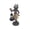 A-1, variant on Cat Resin Garden Statue with Solar Light, 7.9 Inch Weatherproof Outdoor Decor for Lawn Patio