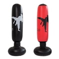 thumbnail image 4 of Soidarity Saco de boxeo de 1,6 metros, vaso de boxeo independiente, saco de arena para rebote, Pilar de ejercicio, columna de PVC para adultos Boxeo Rojo Soidarity OD027384-02, 4 of 6
