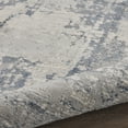 thumbnail image 6 of Nourison Rustic Textures Abstract Ivory/Blue 2'2" x 7'6" Area Rug, (2x8), 6 of 7