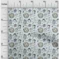 thumbnail image 2 of oneOone Polyester Lycra Sky Blue Fabric English Breakfast Sewing Craft Projects Fabric Prints By Yard 56 Inch Wide, 2 of 5
