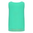 thumbnail image 5 of Women's Sleeveless Chiffon Tank Top Double Casual Blouse Tunic, 5 of 8