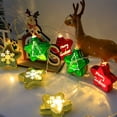 thumbnail image 2 of Santa Head Rope Lights Christmas Led Lights Santa Claus Led Lights Festive Waterproof Hanging Decor for Weddings Parties Home, 2 of 5