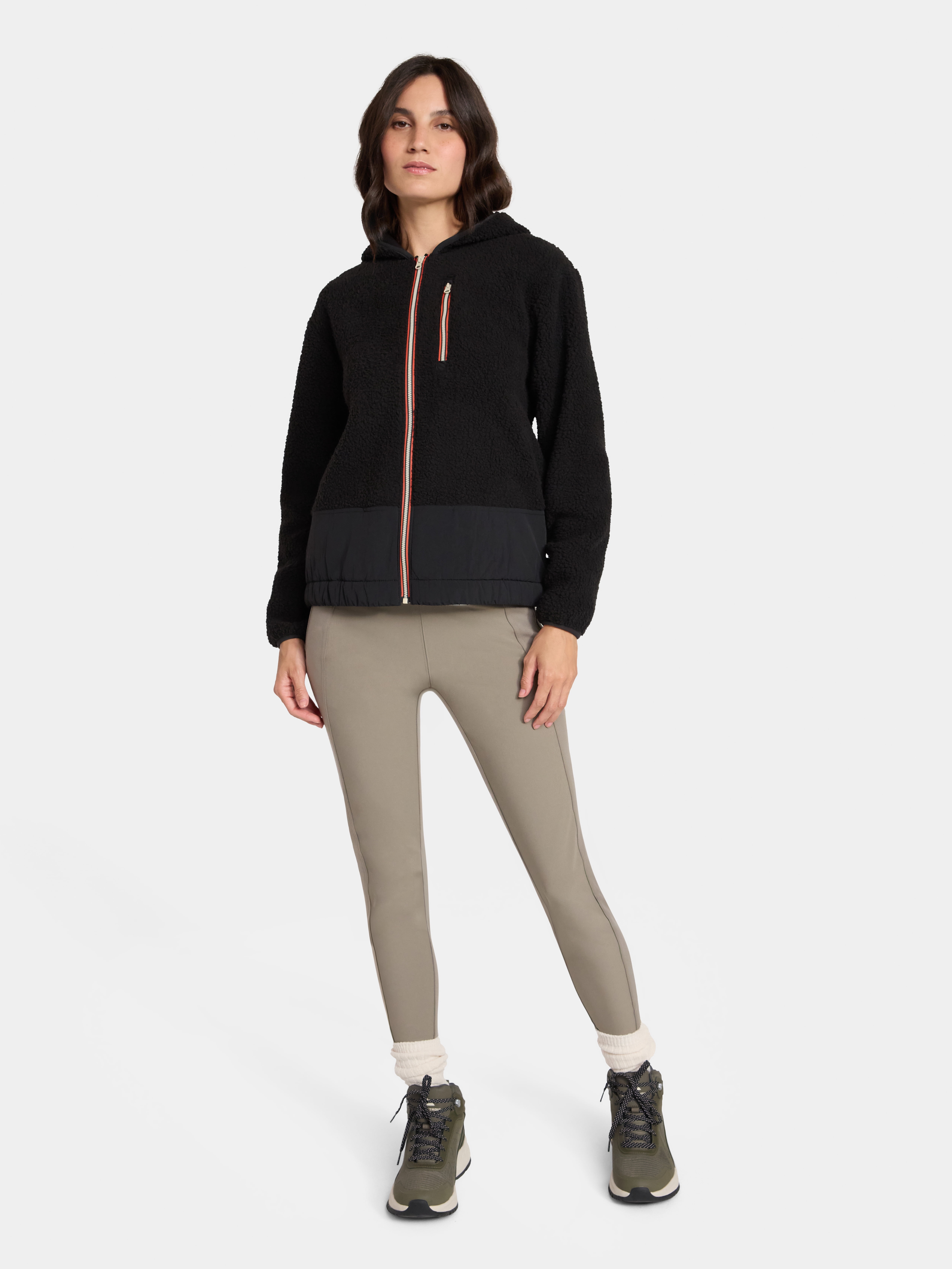 Ozark Trail Women's and Women's Plus Hooded Fleece Jacket, Sizes XS-2X