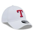thumbnail image 3 of Men's New Era White Texas Rangers 39THIRTY Flex Hat, 3 of 6