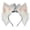 White Pink, variant on Moving Cat Ears Headband Electric Animated Ear Headwear, Fox Style Ear Headpiece Accessory for Parties, Festivals and Dress Up Events
