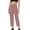 Pink, variant on Pull On Dress Pants Women Petite,High Waisted Straight Leg Work Pants Business Office Trousers with Pockets Slacks