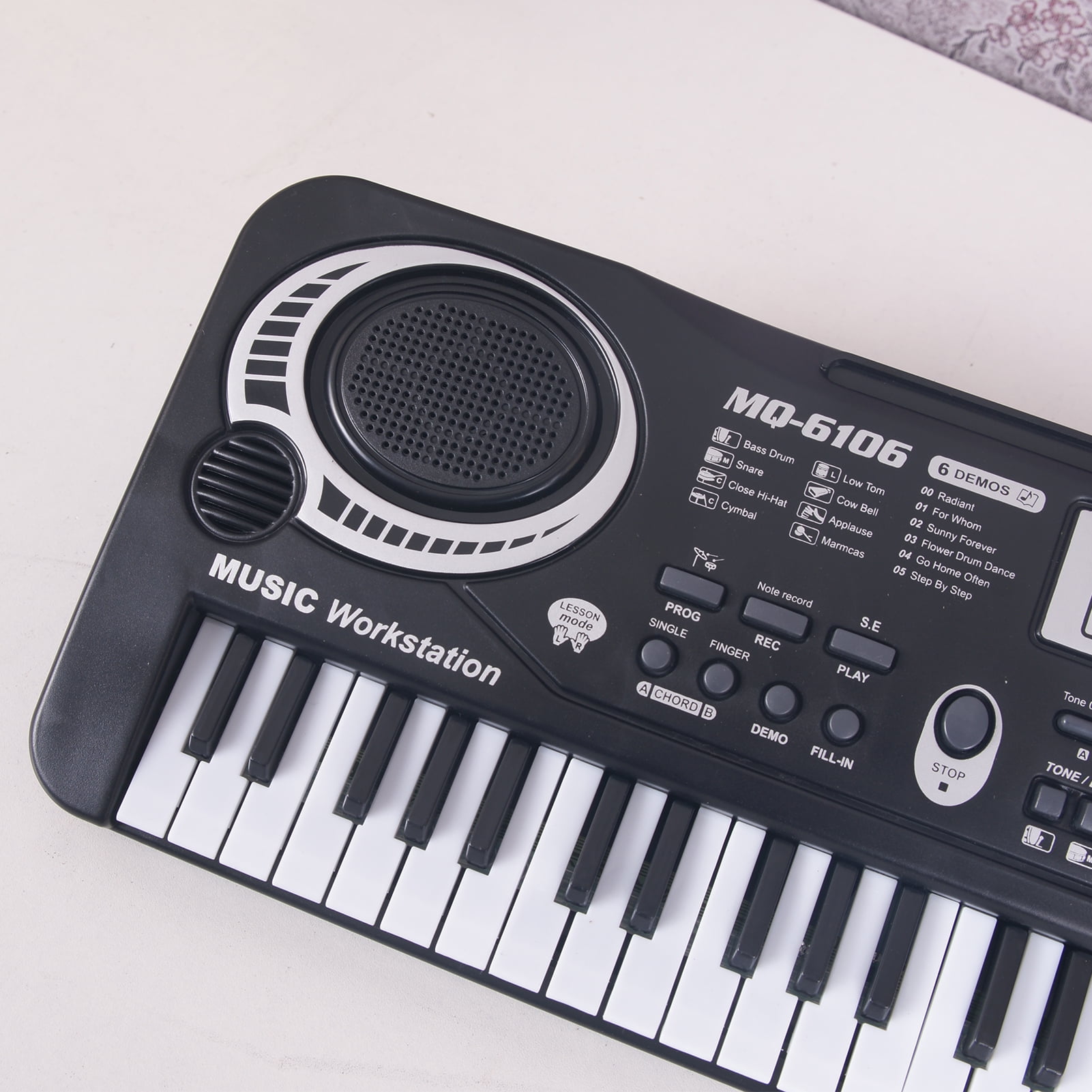 Irfora 61 Keys Black Digital Electronic Keyboard KeyBoard Electric Piano Gift Musical Instrument