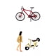 thumbnail image 1 of 1/64, 3 Uds., Chica Conduciendo Motocicleta, de Ferroviaria, S, 1 of 9