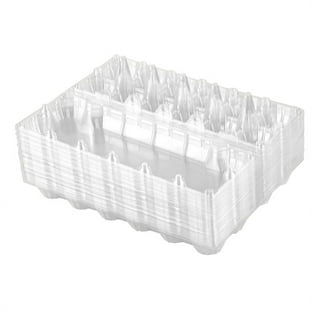  Egg Cartons Cheap Bulk, 60 Pack Egg Cartons Reusable 10 Count,  Clear Plastic Wholesale Egg Carton for Egg Packaging, Chicken Egg Container  Holders for Family Farm Business Market Display Storage 