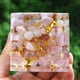 thumbnail image 4 of Pirámide de orgonita, amatista, peridoto, energía de cristal curativo, artesanías de orgón (E) Wdftyju Libre de BPA, 4 of 9