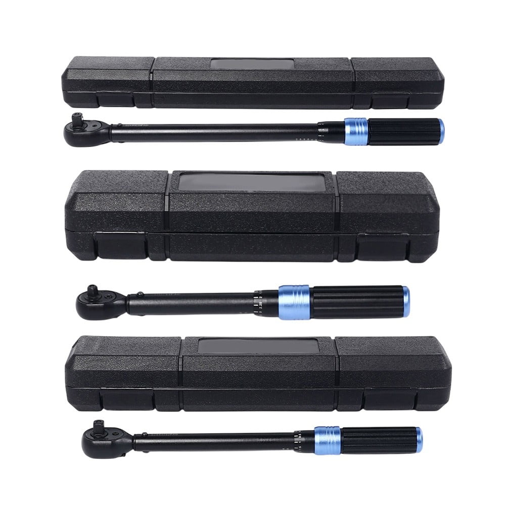 72-Tooth Adjustable Torque Wrench Mechanical 1/2 3/8 1/4In For Auto Repair Tools 1/4（5-25Nm)