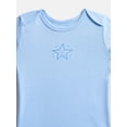 thumbnail image 5 of Wonder Nation Organic Cotton Baby Gender Boy 4PK Short Sleeve Body Suit, Sizes 0/3 Months-6/9 Months, 5 of 5