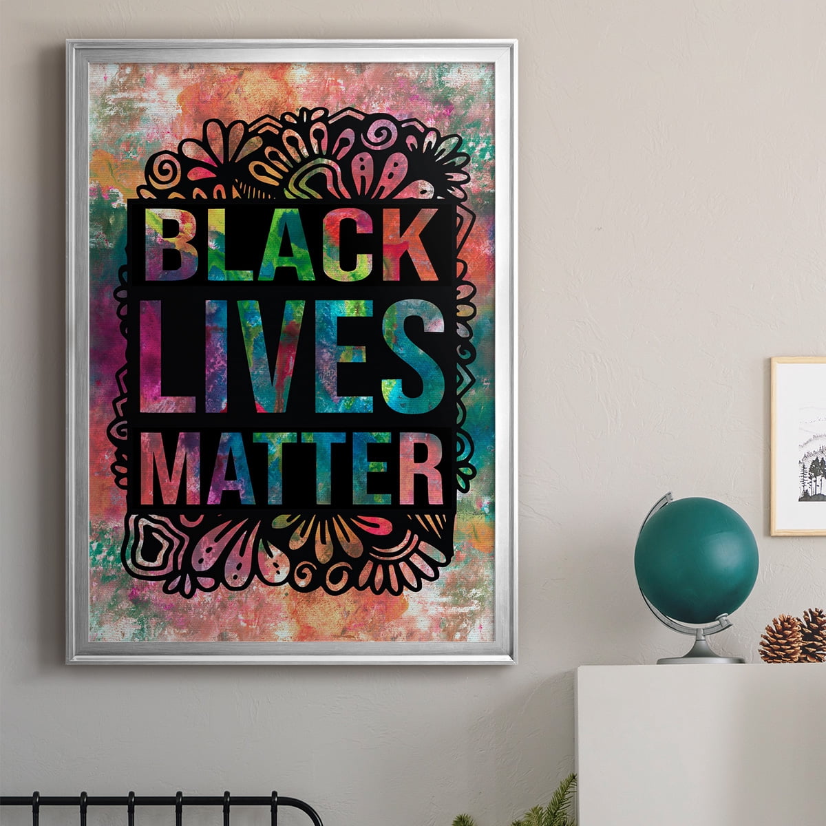 Graffiti Black Lives Matter Premium Classic Framed Print - Ready to Hang