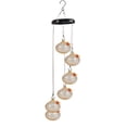 thumbnail image 4 of Outdoor Plastic Hummingbird Feeder with Wind Chime - Hanging Bird Water Feeder for Garden & Yard, Durable Weather-Resistant Patio Bird Feeder, 4 of 5
