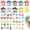House:10pcs, variant on 12pcs Color Sorting Fridge Magnets Set Bottle Animal Design Safe Magnetic Color Sorting Toy for Preschool Kindergarten Kid Present