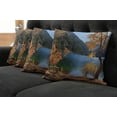 thumbnail image 5 of Ambesonne Fall Throw Pillow Cover 4 Pack, Lake Forest Autumn Tree, 20", Orange Green, 5 of 5