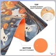 thumbnail image 3 of Cartoon Ghosts and Pumpkin Lights Floor Door Mat Outdoor Indoor for Home Entrance Welcome Mats 32"x20", 3 of 8