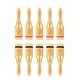 thumbnail image 1 of Adaptador de conector de Audio, cable con conector Banana, chapado en oro, 10 Uds., 1 of 8