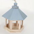 thumbnail image 4 of Rustic Wooden Bird Feeder - Attractive Hummingbird & Parrot Retreat - Secure Birdseed Storage for Outdoor Garden Decor - Durable Hanging Box with Farm, 4 of 5