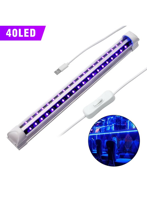 UV blacklight bar 2x 12 led's - Fakkert Electronica