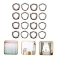 thumbnail image 3 of BESTOYARD 100Pcs Brass Curtain Grommets Silver Finish for Durable and Easy Curtain Installation, 3 of 7
