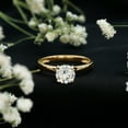 thumbnail image 3 of Lab Grown Diamond Solitaire Engagement Ring 7 mm - EF-VS Quality Certified, 10K Yellow Gold, US 6.50, 3 of 9
