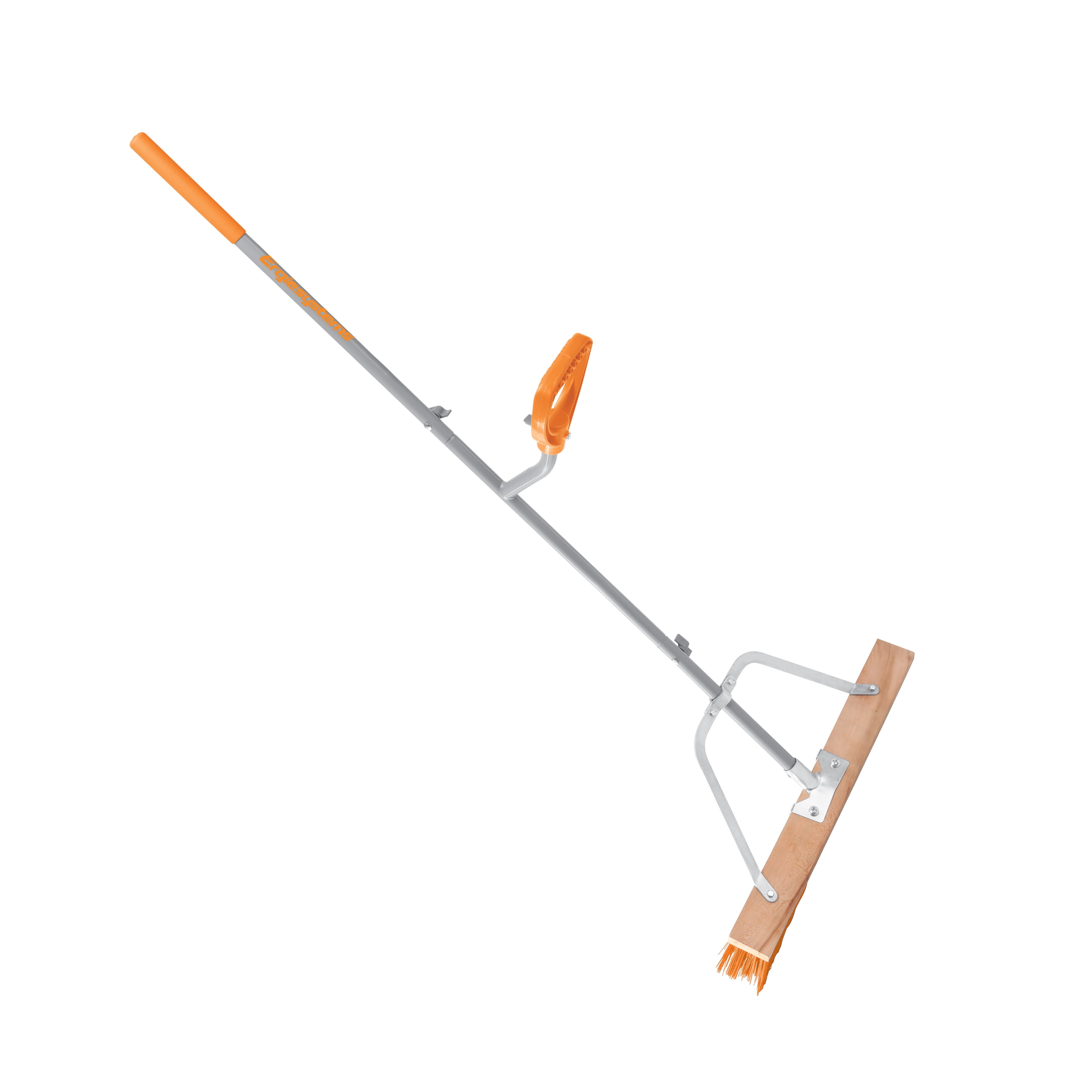Ergie Systems 56-in Steel Shaft Push Broom, 24-in head
