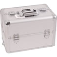 thumbnail image 3 of Sunrise I3161DTSL Silver Dot Trolley Makeup Case - I3161, 3 of 4