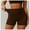 Brown, variant on LYMAYTER Fitness Shorts for Women Summer High Waist Quick-Dry Yoga Seamless Trendy Casual Wear S-XL